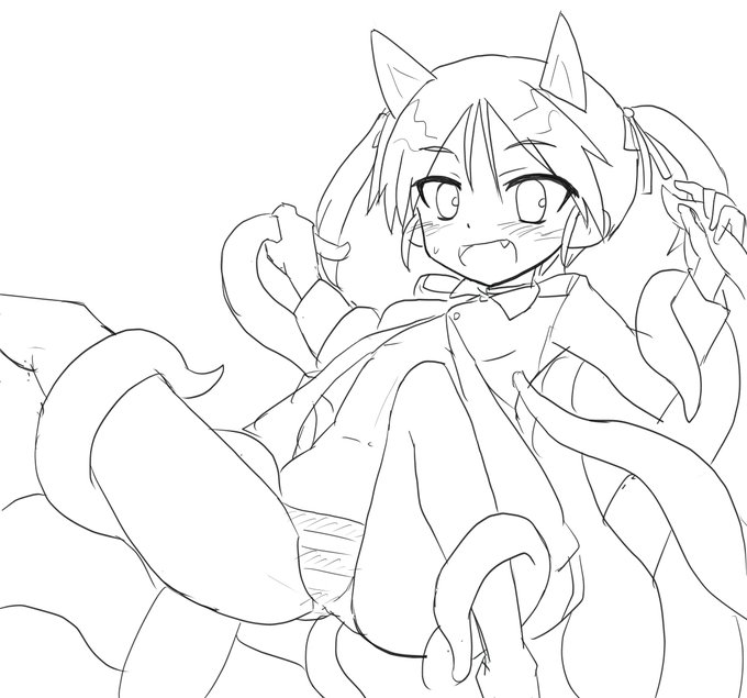 髭侍㌠へ科せられた負債は『フランチェスカ・ルッキーニの触手』絵です

下絵描いていく。 