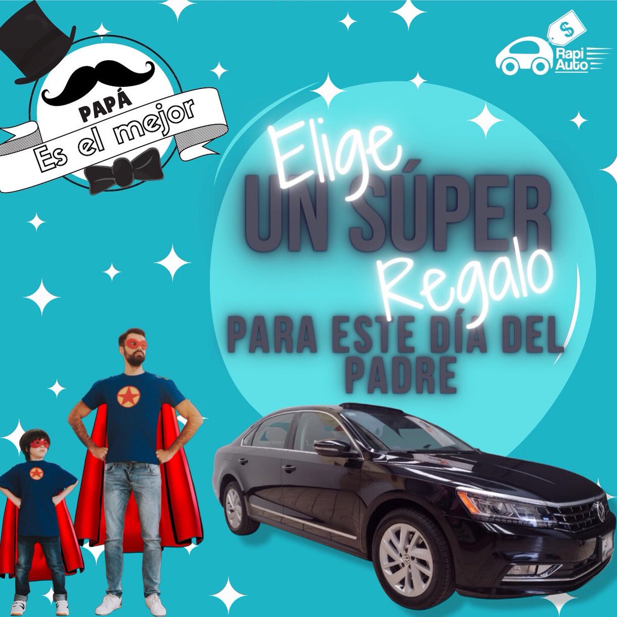 RapiAutoMX's tweet photo. 😎 El mejor regalo para el #DíaDelPadre esta en #RapiAuto Fray Servando 🚗🏍🚙
#CumpleTuSueño 🥳

#rapiauto #ofertas #seminuevos #autos #LoQuiero 
#SuperPrecios https://t.co/9pxSZKlhYU