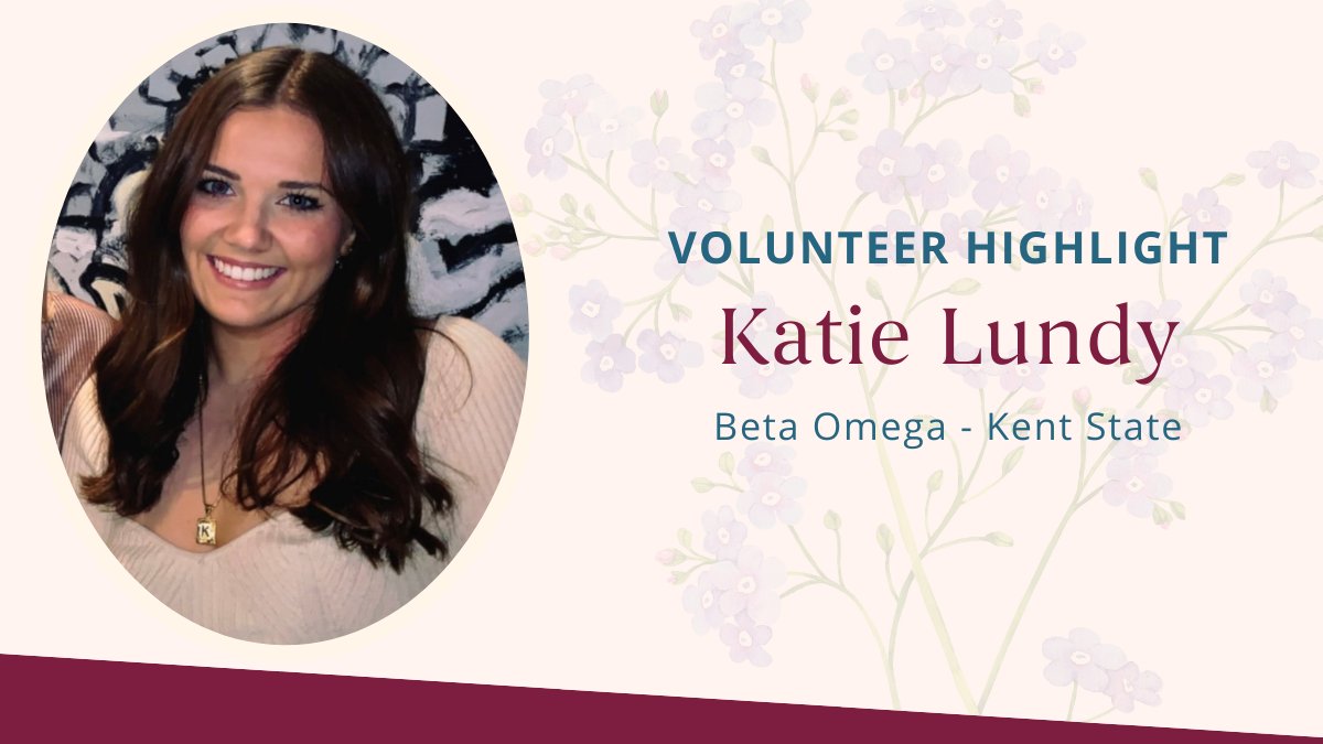 Katie Lundy (Beta Omega - Kent State) is such a dedicated Alpha Phi volunteer! She always manages to keep her three chapters, their volunteers and officers focused on priorities that impact chapter health...and she does it all with a positive, can do attitude!