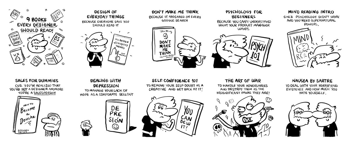 pablostanley's tweet image. 9 books every designer should read! 📚