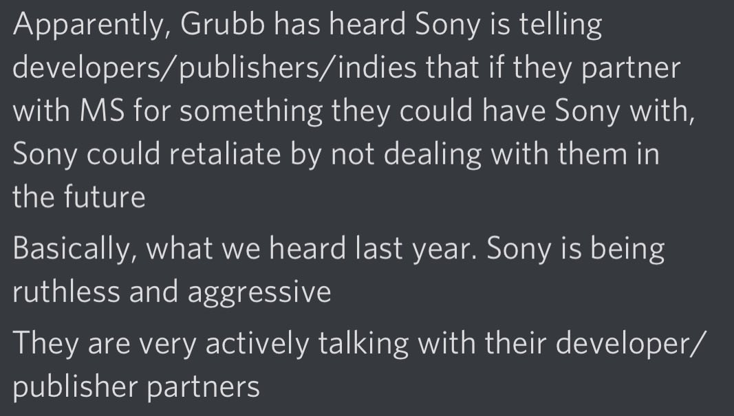 Xbox_Series_XS's tweet photo. Apparently Sony is telling developers that if they partner with Microsoft they'll be blacklisted | Sony is desperate &amp; aggressive | Tweeter Streets 👀 https://t.co/FCG7mKcnEv