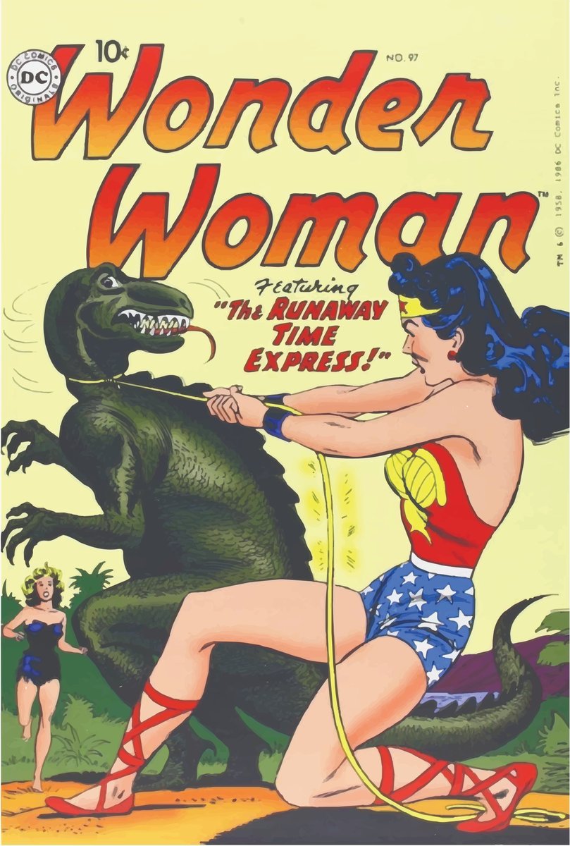 New #WonderWoman merch, wherein she lassos a dinosaur. That is all.

https://t.co/5CSPpuMggw https://t.co/2RAPRPNwmB