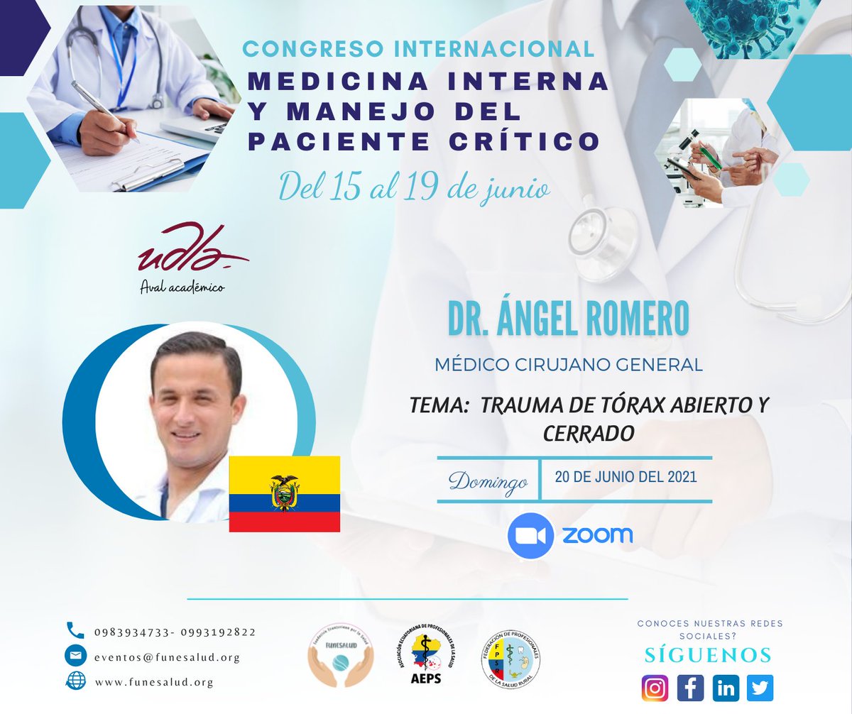 FuneSalud's tweet photo. 🅲🅾🅽🅵🅴🆁🅴🅽🅲🅸🅰🆂 🆂🅴🆇🆃🅾 🅳Í🅰  del 𝐂𝐎𝐍𝐆𝐑𝐄𝐒𝐎 𝐈𝐍𝐓𝐄𝐑𝐍𝐀𝐂𝐈𝐎𝐍𝐀𝐋 𝐃𝐄 𝐌𝐄𝐃𝐈𝐂𝐈𝐍𝐀 𝐈𝐍𝐓𝐄𝐑𝐍𝐀 𝐘 𝐌𝐀𝐍𝐄𝐉𝐎 𝐃𝐄𝐋 𝐏𝐀𝐂𝐈𝐄𝐍𝐓𝐄 𝐂𝐑𝐈𝐓𝐈𝐂𝐎 𝟐𝟎𝟐𝟏.
Q░u░e░ ░e░s░p░e░r░a░s░ ░p░a░r░a░ ░i░n░s░c░r░i░b░i░r░t░e░? https://t.co/qTJKFYFOQb