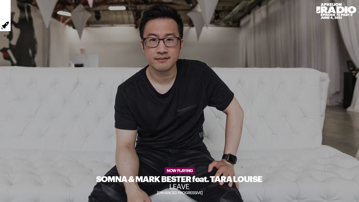 aphelionaudio's tweet photo. 5. Track of the Moment:
@somnamusic x @Mark_Bester_ x Tara Louise 'Leave' (@Enhanced_Music Progressive)
Watch Live on YouTube: https://t.co/oGbFNThe1H
#AphelionRadio #APR072 https://t.co/Hk9Bvdqlb6