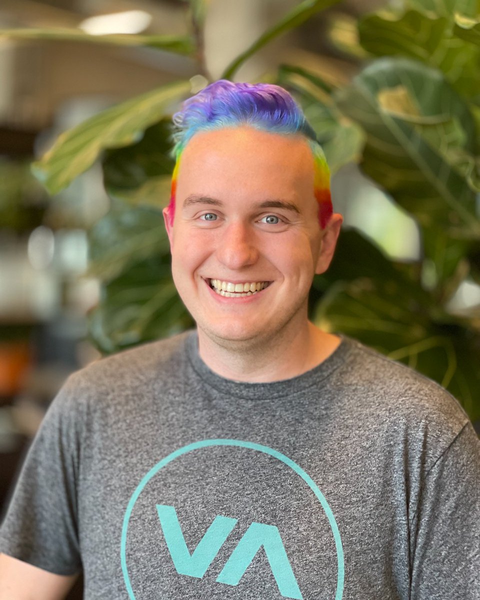 Hightop_HQ's tweet photo. 🏳️🌈Happy Pride Month!🏳️🌈 Today we'd like to highlight the person beyond this highlighted hair, Michael St Clair. Michael is our systems architect by day and father of the year by night...or occasionally the other way around.
#pridemonth #🌈 #genesisblockhq #🏳️🌈 #lgbtq+ #💖 #pride https://t.co/hT06IQrLr3