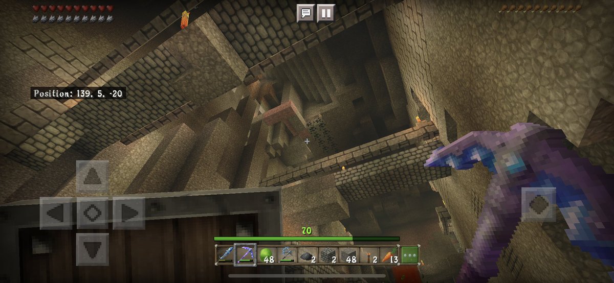 MineMasterGen's tweet photo. Expanding the ceiling at the General's Lair @Minecraft #GeneralsKeepSMP https://t.co/3jrCf1iIea