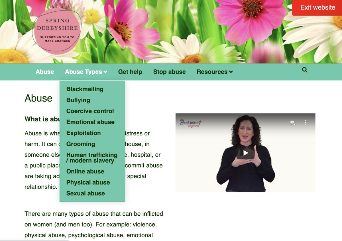 DeafinitelyW's tweet photo. 🌺Spring Derbyshire🌺
Please visit our new signposting website to see 59 BSL videos on 32 types of abuse explained in BSL.
https://t.co/qOCMdvcWEp https://t.co/j7KYGjUORy
#Deafinitelywomen #BSL #captions #domesticabuse #domesticawareness #deafwomen https://t.co/AJB72mMAok