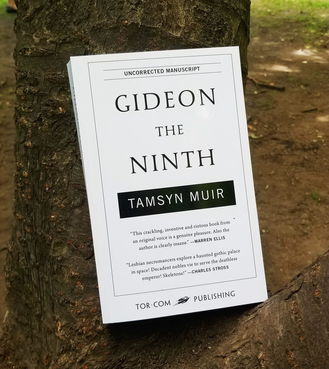 mel_temple's tweet photo. Hey all! Still DISO the Gideon the Ninth manuscript pictured here. I’m a huge Muir fan and would love to add this to my collection. Please reach out with your WL if you have it - I have lots to trade! :) #arcsfortrade #booksfortrade https://t.co/rjMRS9HckA