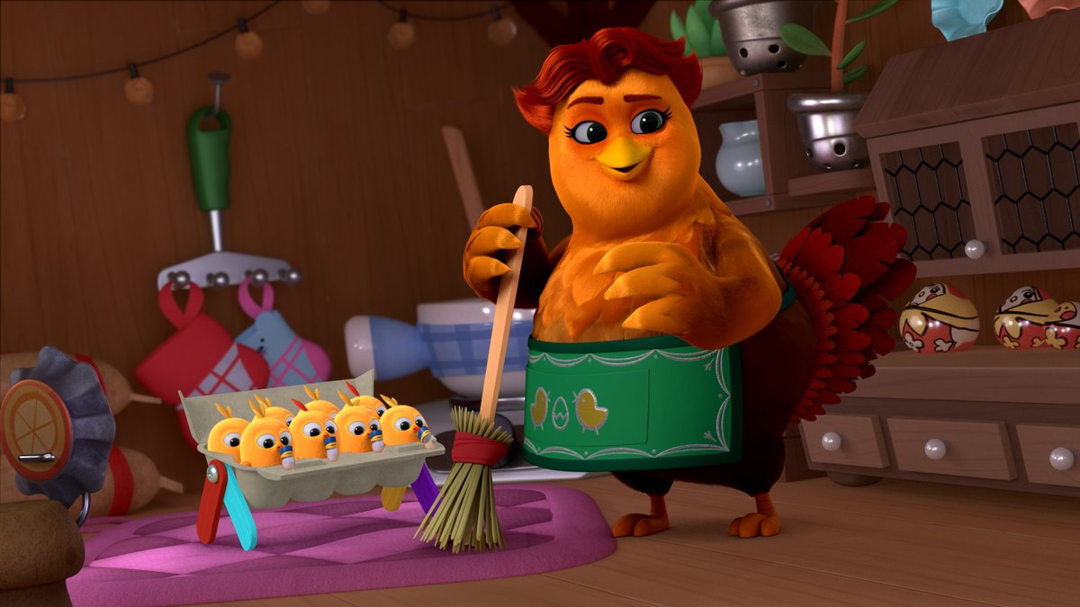 New #ChickenSquad on @DisneyJunior ! The Squad babysits so mom (the delightful @melissarauch) can have a breather. But it turns out being a mom isn't so easy! Hilarious script by #KarissaValencia, sweet lullaby from <a href="/MiaResella/">M. Resella</a>, <a href="/alexgeringas/">Alex Geringas</a>, #MikeHimelstein, dir #ArielleYett.