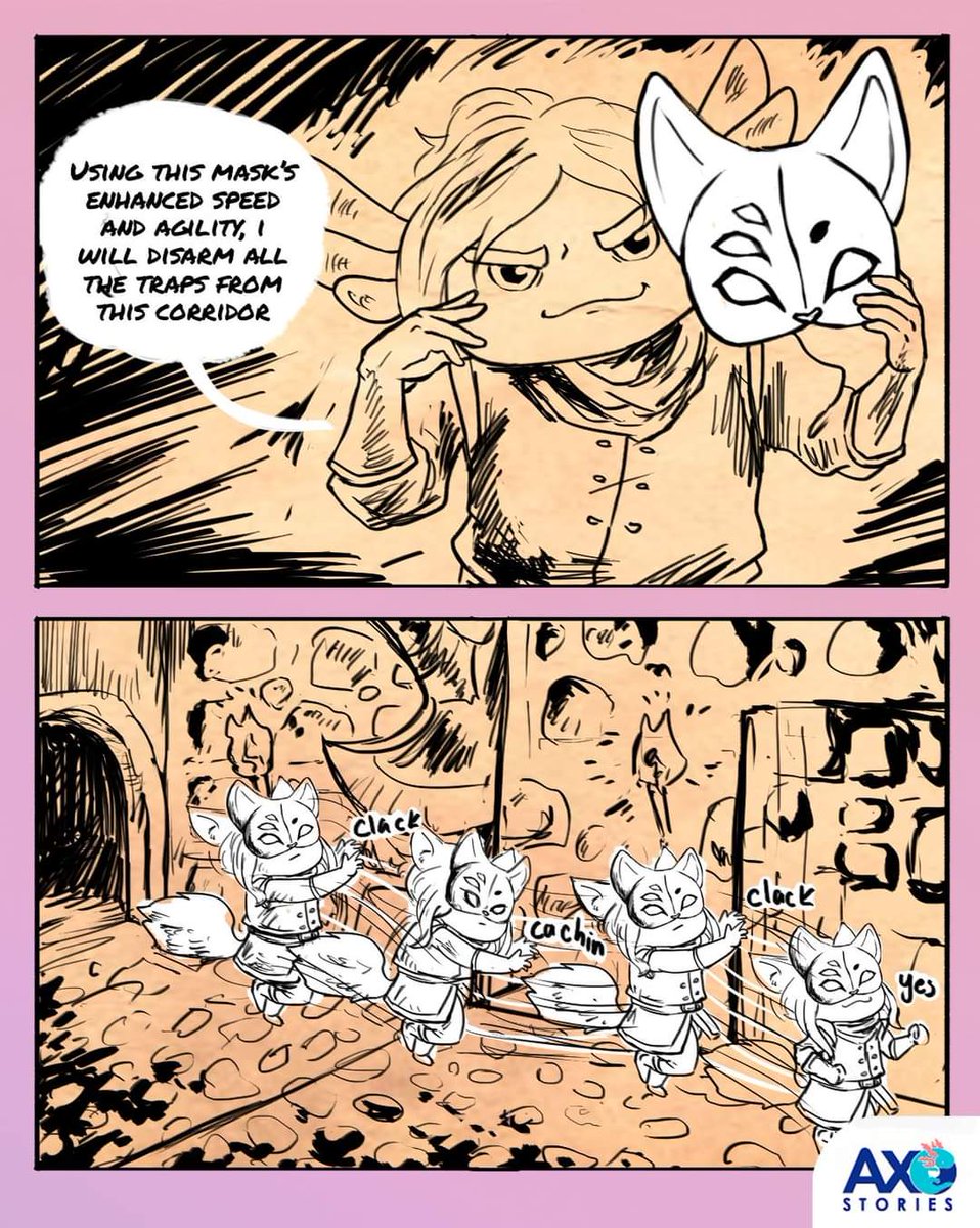 axostories's tweet photo. A Mask of power can grant you incredible abilities from the monster used to create it. Mask of Power soon on Kickstarter. 
#ttrpg #DnD #dnd5e #webcomic #dndmemes  https://t.co/QFqoa12DkL https://t.co/hyaSZA0MUS