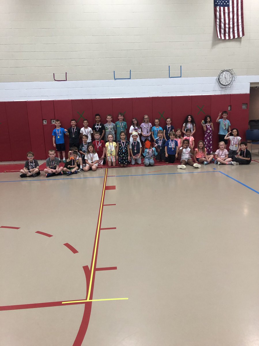 MrRodgersPE's tweet photo. Congrats to all the winners of our field day 2021 events. There was 1st,2nd, 3rd place medals given out to the boys and girls with best times and furthest distance jumped. So proud to end the year on such a good note. Have a great summer✌️#everykid #better2gether https://t.co/XZC9FKS8fJ