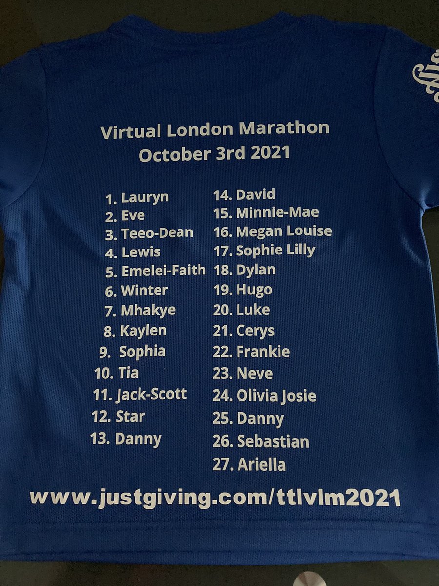 tinylives2700's tweet photo. The new virtual London marathon kit is here , order book open again all money raised goes to @TinyLivesTrust https://t.co/TBydt5kkND