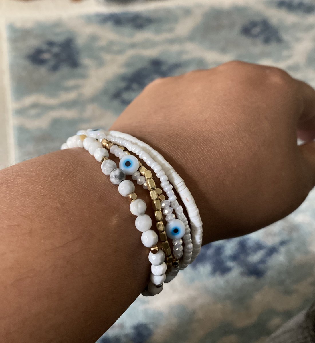getmonieee's tweet photo. in love with my ojo bracelets.. I got both the white &amp; black pairs and they are beautiful!! thank you💖  @LEXIIRGZ @hausofsolid https://t.co/sjQVl15lmk