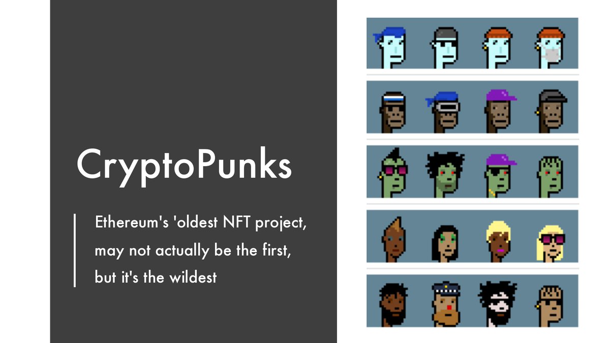 nft_mad's tweet photo. Things you should know about CryptoPUNKS !!!
Follow us to get more NFT infos ❤️
#cryptopunks  #NFTCommunity  #NFT https://t.co/YiYXF1GZqq