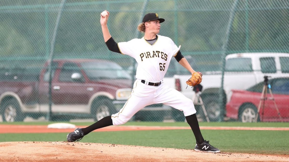 Buccos_Cove's tweet photo. The @GSOHoppers starting rotation has some intriguing names, but standing out above them all is @bashcraft25. He is shining in his High-A debut, and is pitching his way into the Pirates future plans #BuccosCove

https://t.co/jwaLMOqwzx https://t.co/WVDDPgUxQk