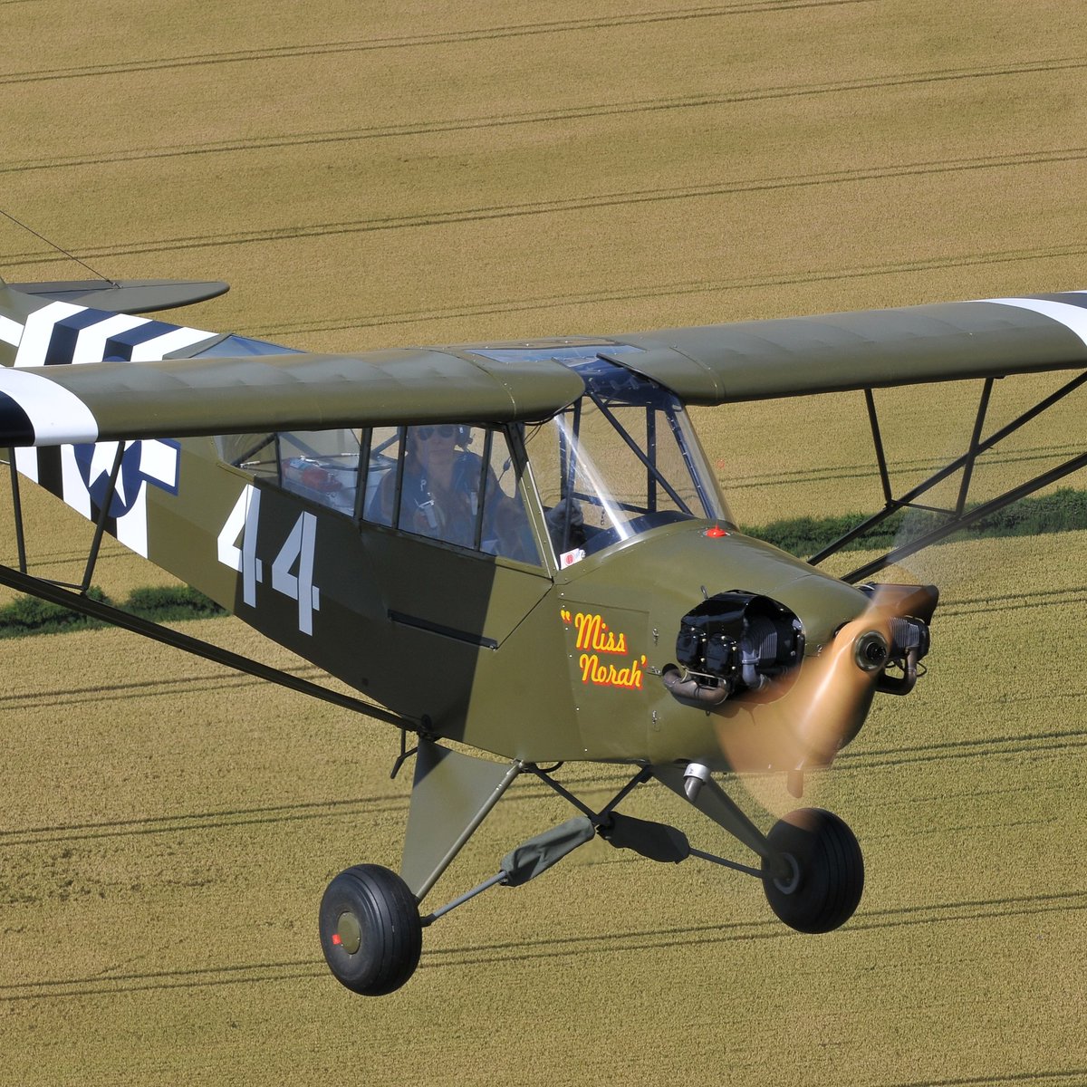 GIFlightUK's tweet photo. Our L4 is flying at Duxford on Sunday in their D-Day flying day.
We'll see you there.

#L4 #Grasshopper #DDay #IWM #Duxford #GIFlight https://t.co/lgDAp8qqv0
