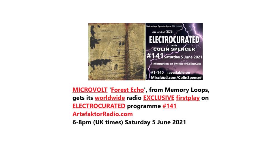 ColinsCuts's tweet image. #EXCLUSIVE

#Microvolt
&apos;#Forest #Echo&apos;

gets its #worldwide #radio firstplay on
#ELECTROCURATED programme #141

🔊@ArtefaktorRadio.com🎧
Saturday 5 June 2021
6-8pm (#UK times)

#DiscoverAndRemember @PaulMicrovolt

Catch-up #137▶️mixcloud.com/ColinSpencer/e…

#ElectronicMusic #synthfam