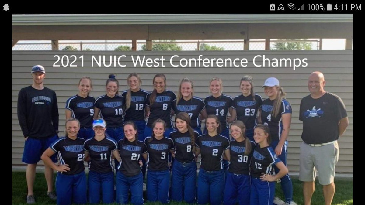csully18689's tweet photo. The EDUB Varsity Softball team lost last night to Eastland 7-1 in the regional semi-final game which ended our season at 10-6. We take pride in having accomplished something that hasn't been done since 2003...winning the NUIC West Conf title! 
Once a Warrior-Always a Warrior💙 https://t.co/gzec5sjBPU