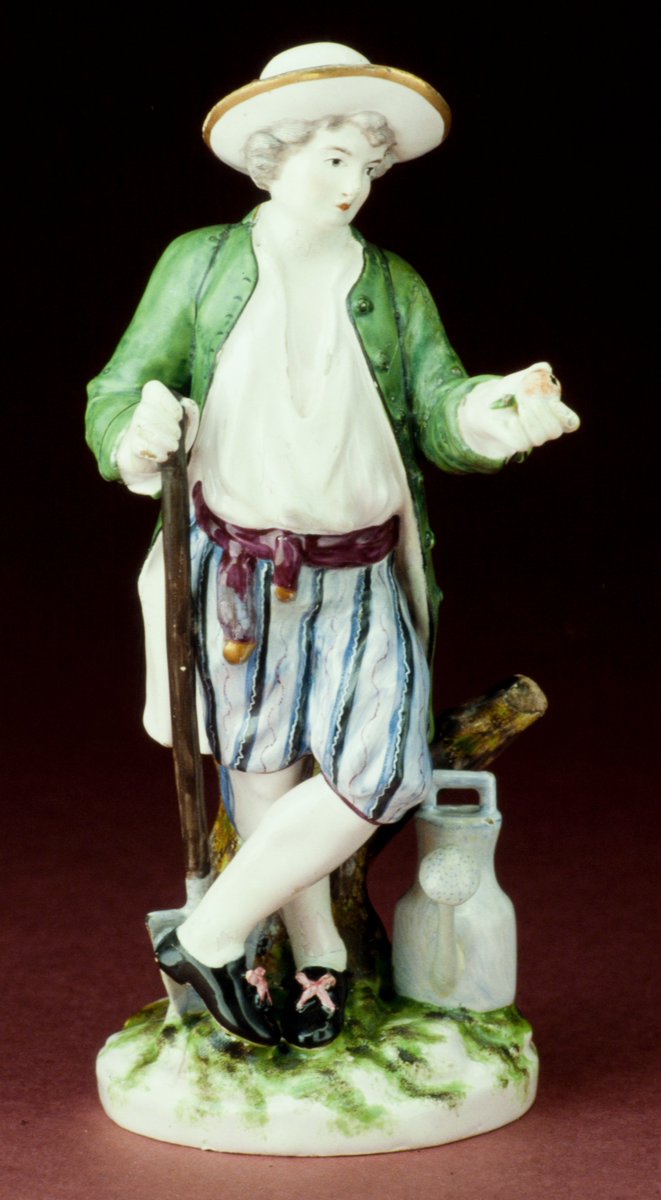 Niderviller Porcelain Manufactory, Figure, one of a Pair, c. 1800 collections.artsmia.org/art/8940/ #artsmia #museumarchive