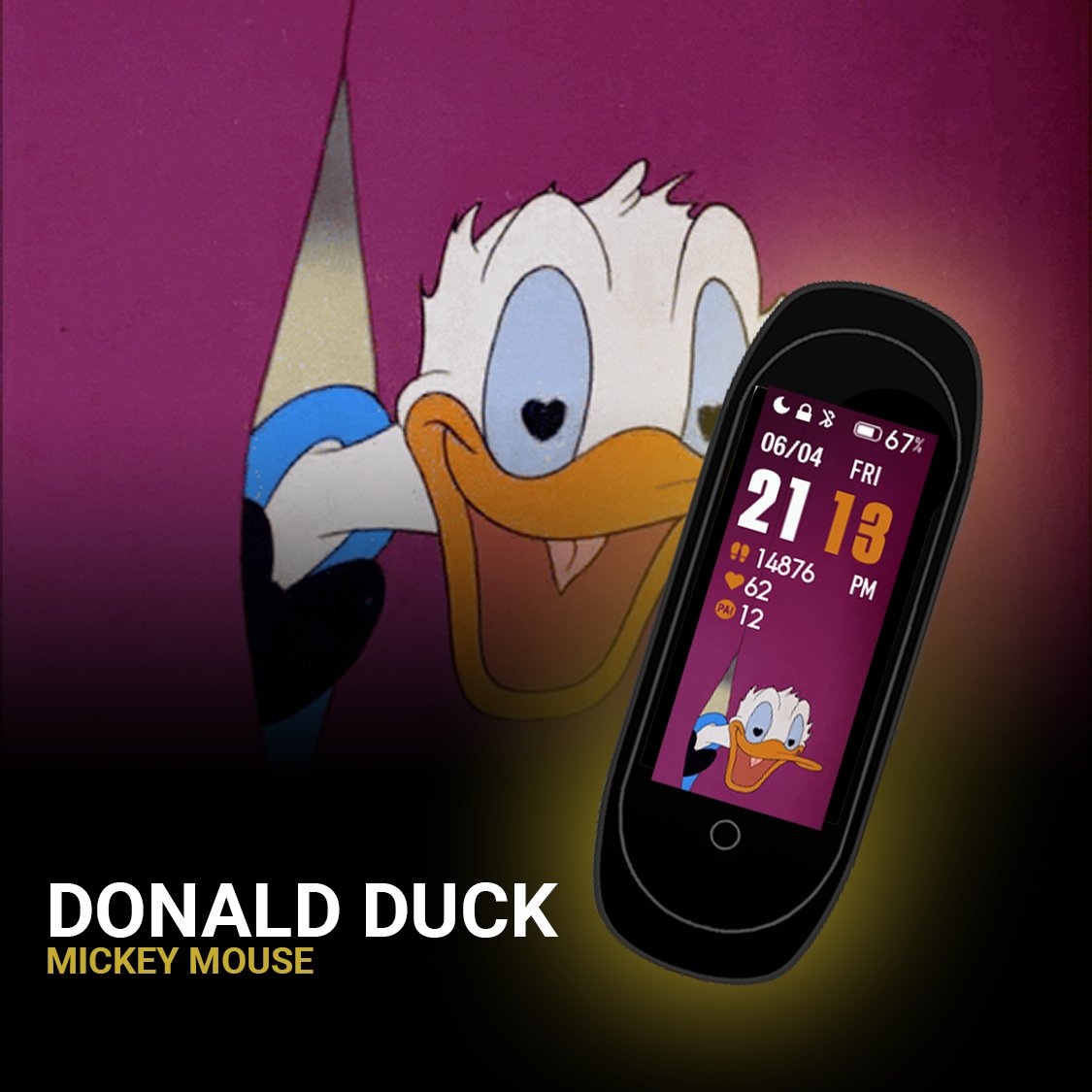 mickey mouse mi band 5