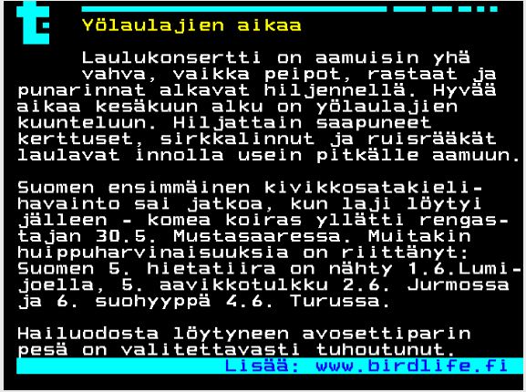 ttvmatti's tweet photo. Pesinnät etenevät ripeästi. Yölaulajien aikaa. #lintutilanne #rastas #kerttu #harmaasieppo  #suohyyppä #avosetti #linnut #tekstitv https://t.co/0pBzZvXnSj https://t.co/qSvlGThhGw https://t.co/t3AGrgpJ3Y