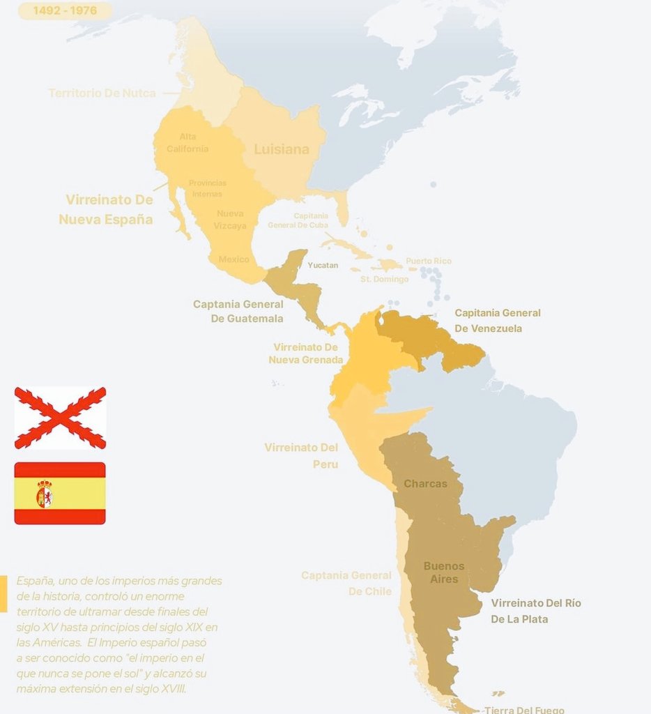 ImpeEspa's tweet photo. El imperio en América #Espana #imperio #Hispanics #hispanos https://t.co/X5kI45JunR