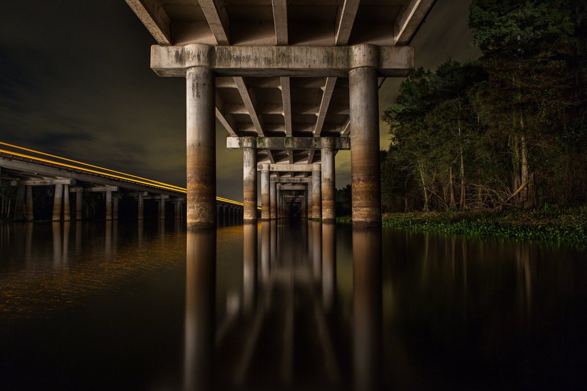 Atchafalaya Basin Bridge from the other side.