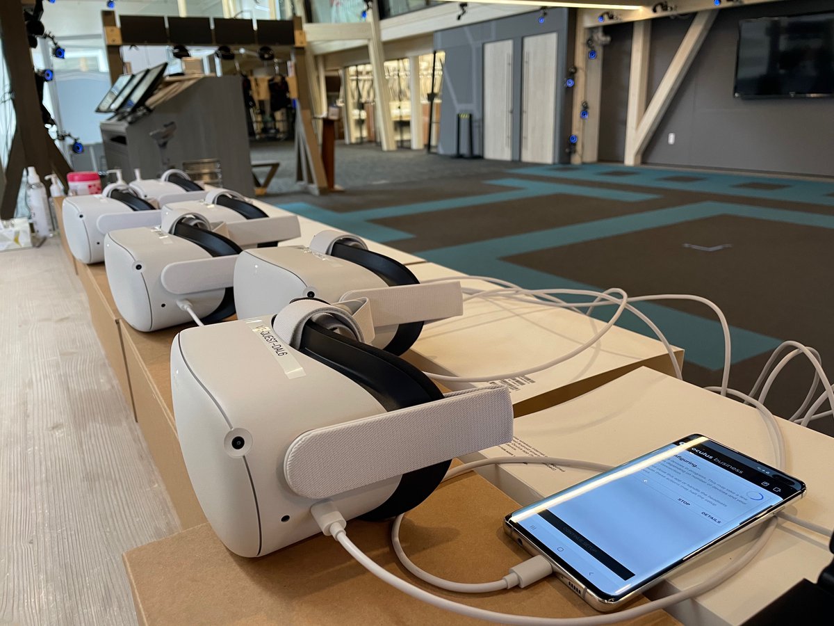 Ice_Edge's tweet image. You can now use #OculusQuest2 VR headsets in ICEreality! Curate unforgettable client experiences in #ICEsoftware with the latest tech. These ones are ready for a DIRTT DXC- have you got yours?
#virtualreality #tech #sales #design