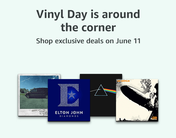 amazonca's tweet photo. Music lovers, Vinyl Day is almost here! Shop exclusive deals on Vinyl records, turntables, and Vinyl record players for a different kind of listening experience on June 11. https://t.co/LzvL1AQqov https://t.co/pHctm06KA9