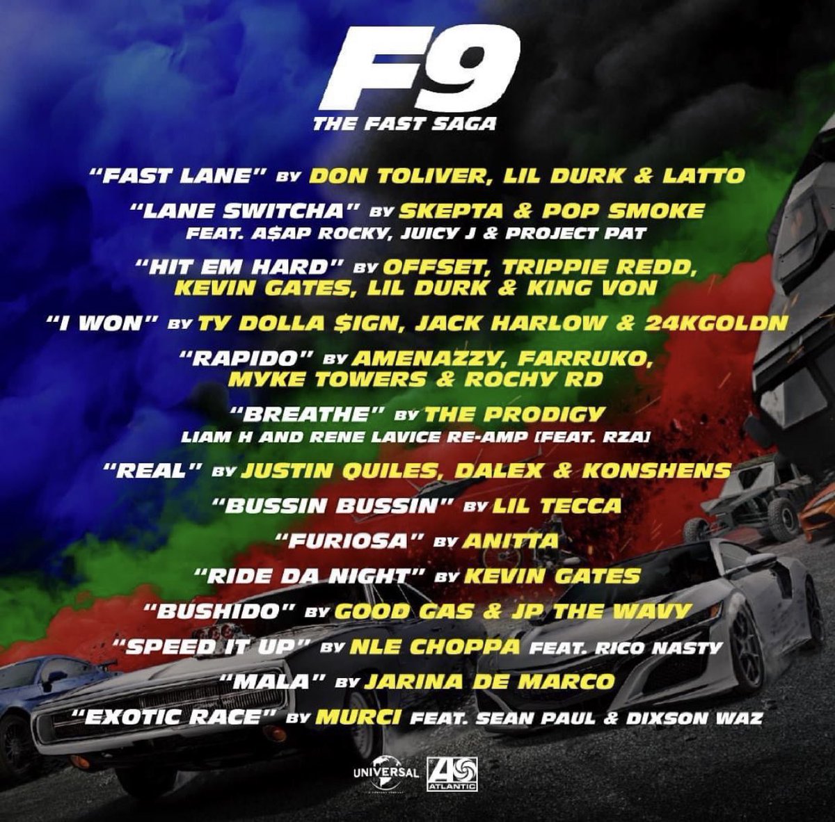 ‘Furiosa’ by Anitta co-written by Ale Alberti in the Fast and Furious 9 Soundtrack out June 17