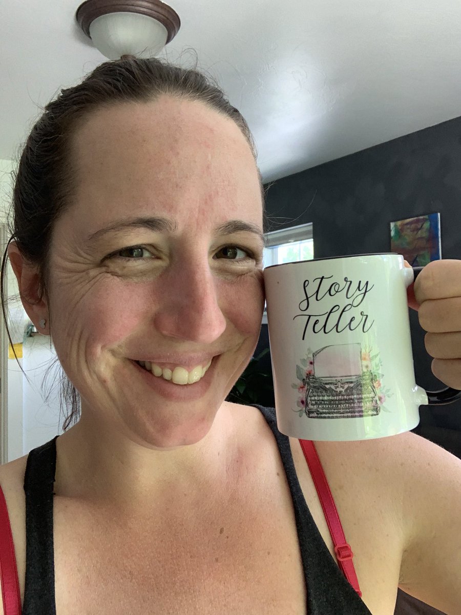 Thanks <a href="/erinmd03/">Dr. Erin Nitschke</a> ! #storyteller #writer #manuscriptinprogress #birthdaymug #bestbuds