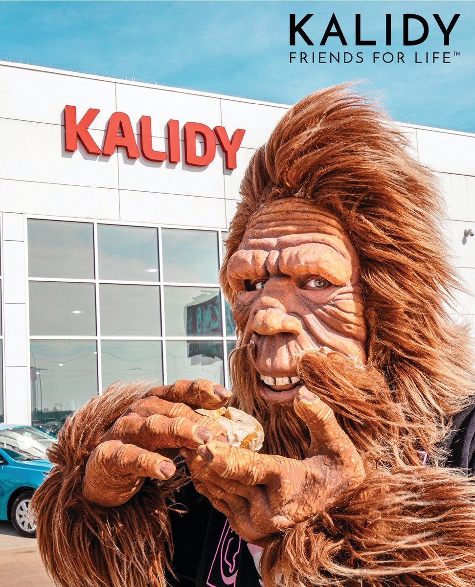 KalidyBigfoot's tweet photo. Happy National Donut from your Favorite Big Foot, KAL! We hope you day was full of donuts and love! 
...
#FriendsForLifeTM #NationalDonutDay https://t.co/OJv2fX4h9R