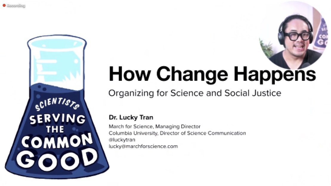 We’re at the <a href="/SciNetUCS/">The Science Network</a> Team Leaders 2021 Summer Summit! As Dr. <a href="/luckytran/">Dr. Lucky Tran</a> says, when it comes to making good public policy, data alone is not enough - we need science advocacy!

#ucssummersummit2021
#scienceadvocacy #sciencepolicy #marchforscience #unionofconcernedscientists