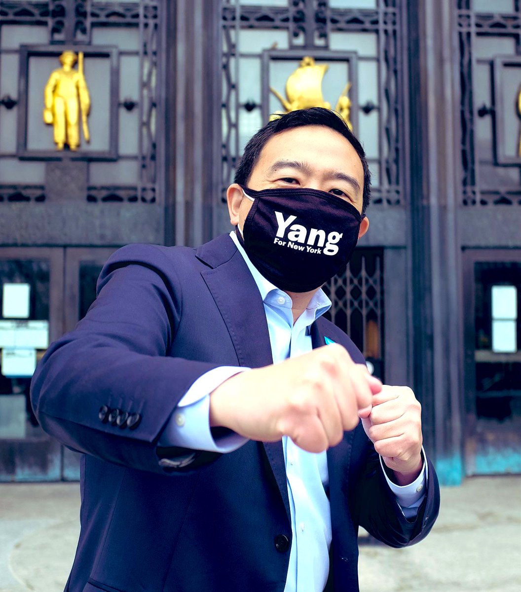 robotogaga's tweet photo. Have a gnarly Friday night everyone, enjoy this photo of @AndrewYang throwing punches for your weekend entertainment 😎 #bringit #yang4ny 

Photo creds: Jonathan Walker https://t.co/DcdcQAULvD