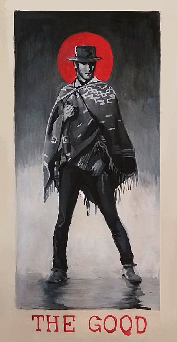 #DollarTrylogy #SergioLeone
#TheGoodtheBadandtheUgly #ClintEastwood #TheManwithnoName #Blondie

a golden-haired angel
(gouache)