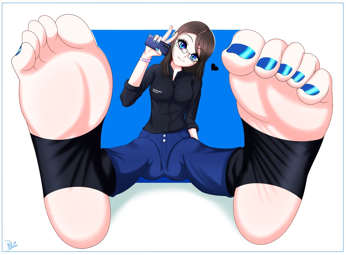 Girls sexy feet anime Drawn Feet