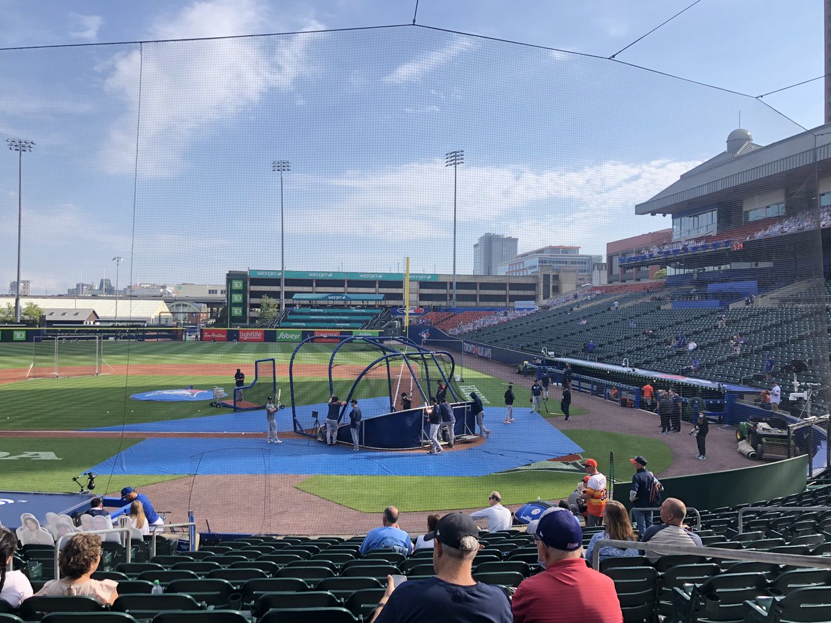 soneil1's tweet photo. Getting set for tonight’s game @BlueJays in Buffalo! https://t.co/IbM7htNLJO