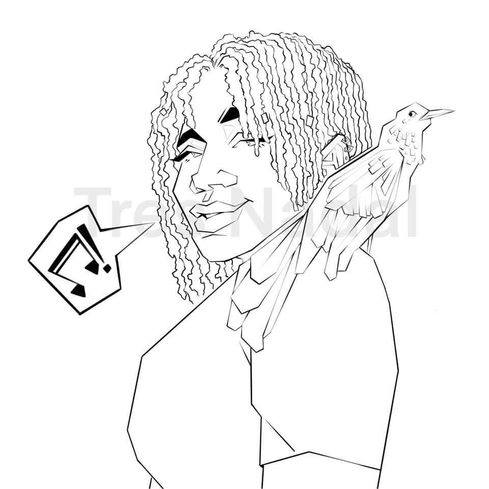 naturallywild__'s tweet photo. I know I wasn’t the inspiration behind this #BlackBirdersWeek2021 coloring page by @ArtistTres but I see myself in this image. I see all the natural haired wild girls who society can’t contain. The girls who want to be where the wild things are. Keep being #NaturallyWild 💚 https://t.co/G4ZzTzO8XN