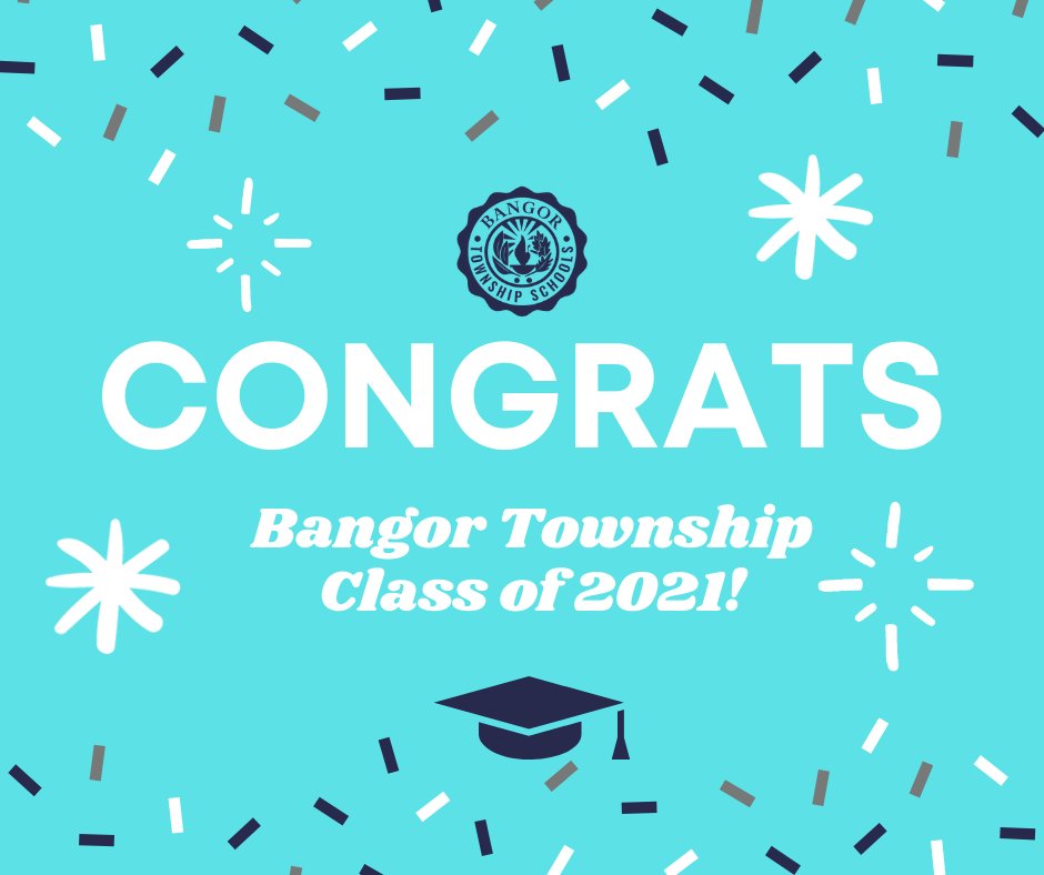 Supeschmidt's tweet photo. Congrats to the Bangor Township Class of 2021! #BobcatNation #Classof2021 #Celebrate https://t.co/bVhOSNemSG