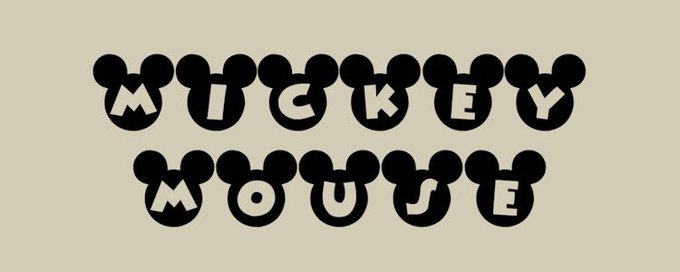 ディズニーフォントのtwitterイラスト検索結果