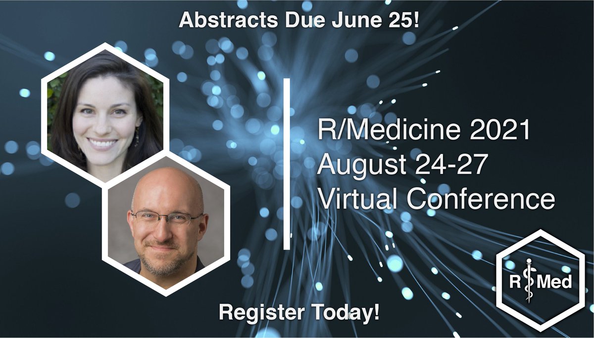 R Medicine (@r_medicine) on Twitter photo We are excited to announce <a href="/apreshill/">Alison Hill</a> and <a href="/StephanKadauke/">Stephan Kadauke, MD, PhD</a>'s workshop "R Markdown for Reproducible Research" at #rmed2021!
Learn how to future-proof your work by making it reproducible with #rstats and #rmarkdown!
Register here → r-medicine.org #rmedicine #r4ds We are excited to announce <a href="/apreshill/">Alison Hill</a> and <a href="/StephanKadauke/">Stephan Kadauke, MD, PhD</a>'s workshop "R Markdown for Reproducible Research" at #rmed2021!
Learn how to future-proof your work by making it reproducible with #rstats and #rmarkdown!
Register here → r-medicine.org #rmedicine #r4ds