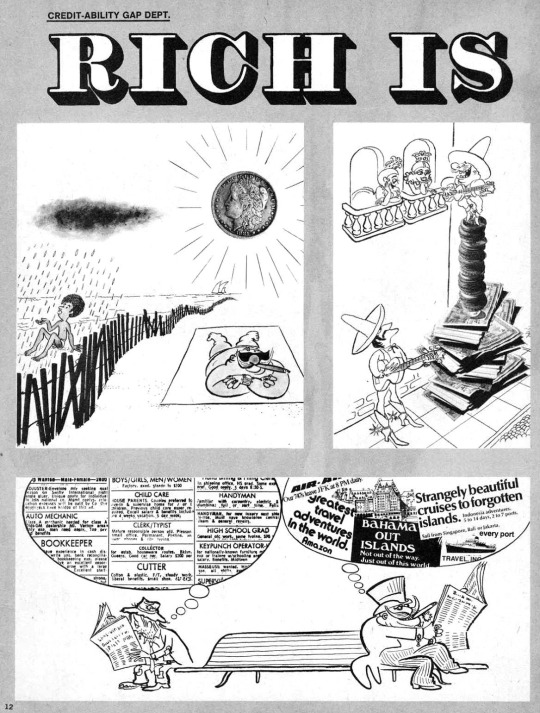 doctorow's tweet photo. Rich Is Better (MAD #175, June 1975)

Artist &amp; Writer: Arnoldo Franchioni
https://t.co/V2evzrASEH https://t.co/yeXuGQMARE