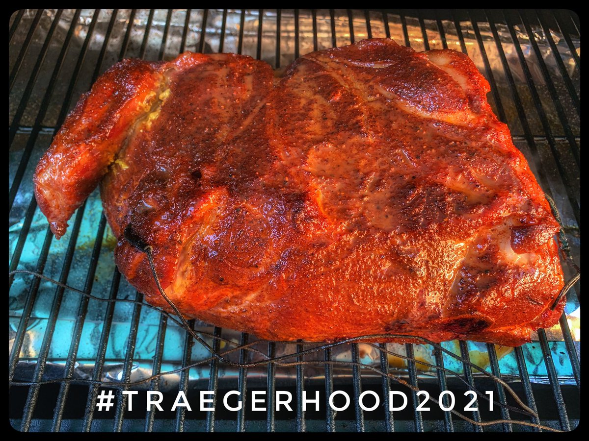 BIBPhotography's tweet photo. Man o man, what a day of cooking! Did a 12 hour cook of this beauty using @meatchurch Honey Hog and Honey Hog Hot. #bestcookever https://t.co/fgnR7LxUCE