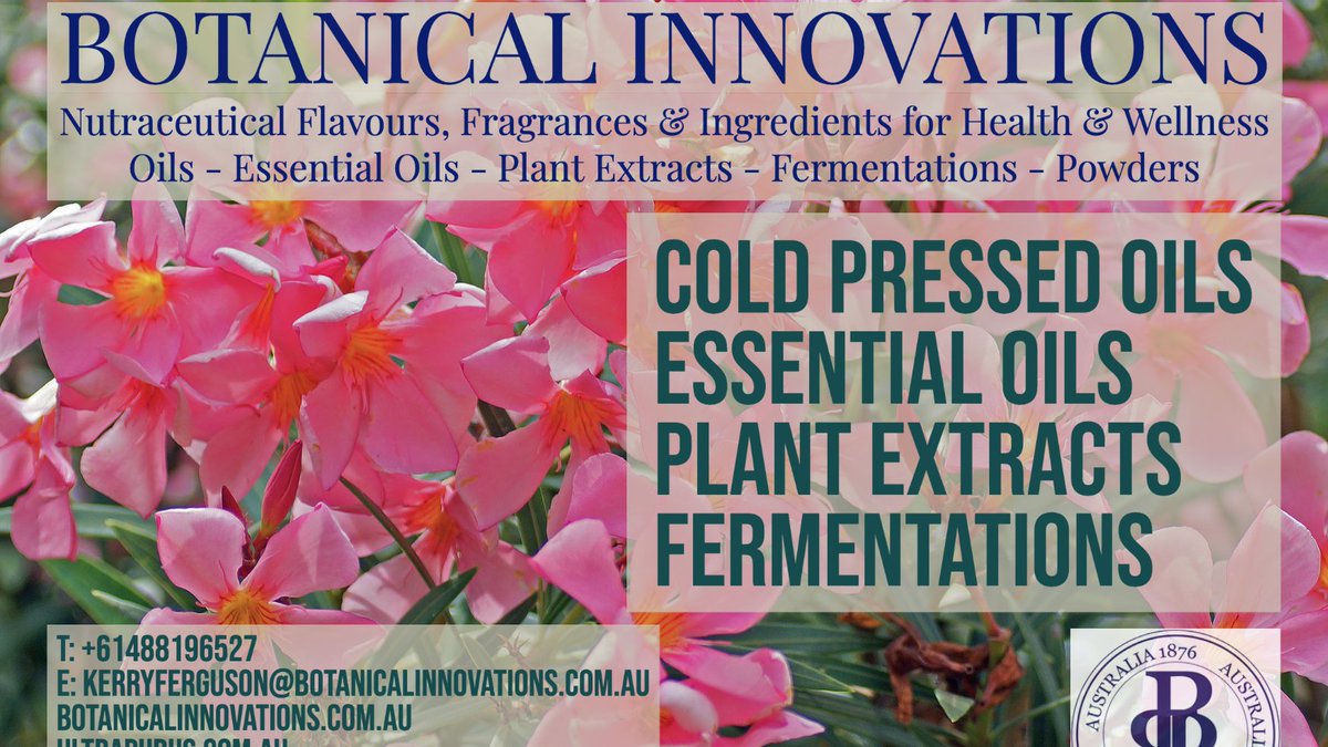 Botanical Innovations Group on Twitter "Create, Innovate. Nutraceutical Flavours, Fragrances