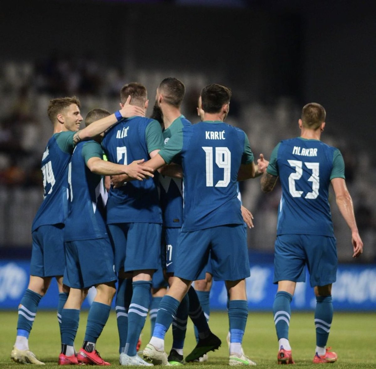 AntMcFarlane's tweet photo. @svenkaric congratulations on making your senior debut for Slovenia🇸🇮 and beating Gibraltar. @CAABase https://t.co/gO1hEYyu3z