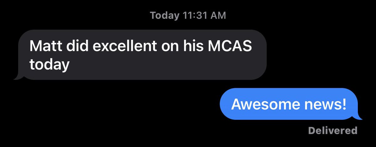 “OMG! STANDARDIZED TESTING IS ABSOLUTELY TRAUMATIZING OUR CHILDREN! THEY WILL NEVER RECOVER! IT’S AWFUL! INHUMANE!” Here’s the report on my kid. (With both autism and ADHD.) 🤷🏻‍♀️