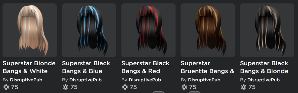 Disruptivepub On Twitter New Hair Who Dis Sorry But I Had To Do It At Least Once New Popstar Inspired Hair Design For This Week S Ugc Wave In The Avatar Shop - roblox avatar combos
