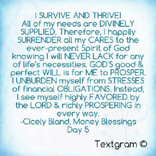 ProsperSource's tweet photo. Today's #MoneyBlessings #Affirmation: I SURIVIVE &amp; THRIVE! Claim victory with https://t.co/4Sp9YCSzwf #ProsperSource #TweetsofInspire #ProsperNow #EmpowerYourselfWithStrength https://t.co/jXINhrDobU