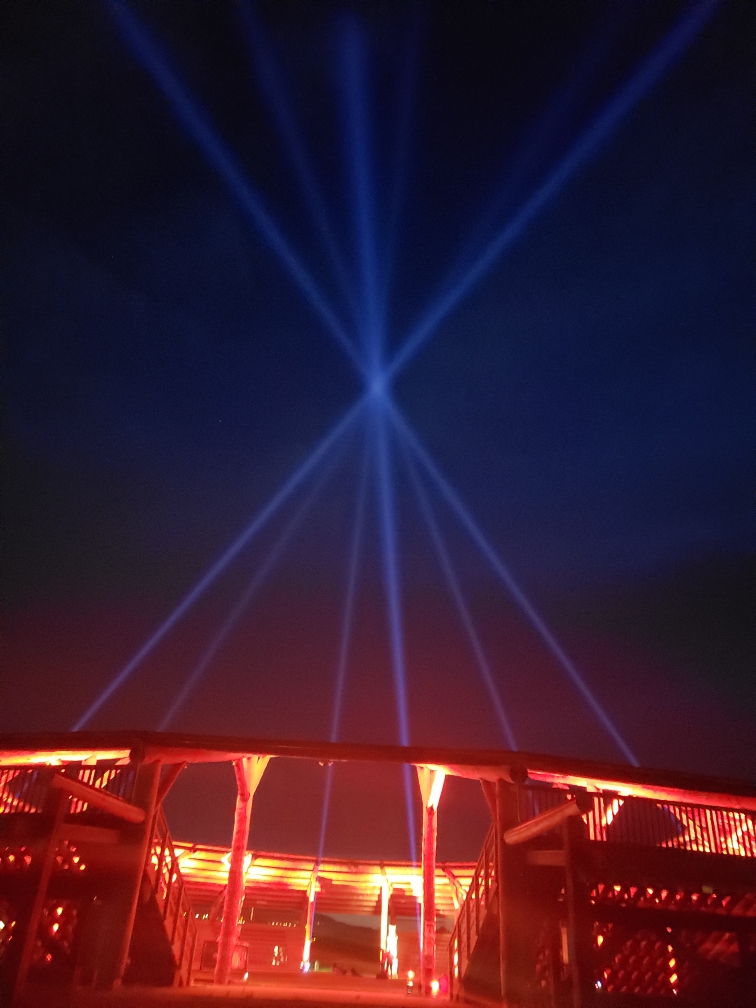 Tkemlups's tweet photo. June 3rd the Kamloops Residential School and Arbour were lit up to honour the children in our care. Special thanks to Arnold John and the City of Kamloops staff and contractors for their work on this project. https://t.co/IzIKwlUP1r
