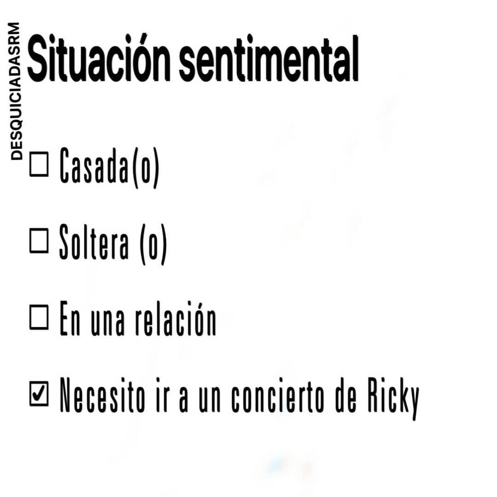 DesquiciadasRM's tweet photo. Así estamos @ricky_martin  extrañando los shows en vivo ❤️

 Mientras tanto  esperamos #quericofuera  junto a @palomamami ❤️🤩

.
.
.
#DesquiciadasRM #RickyMartin #Promo #rickymartinfans #nuevosingle #exitoasegurado #Boricua #feat #LoveRicky https://t.co/zTQp90n9L6